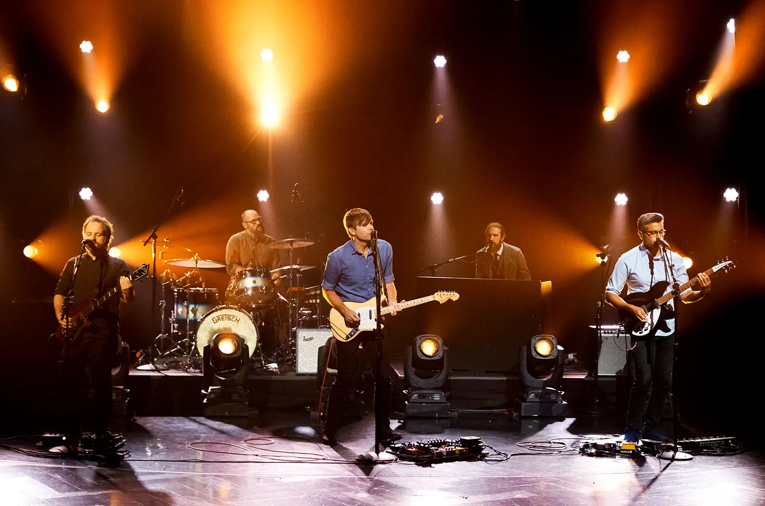 Death Cab for Cutie performing on tour